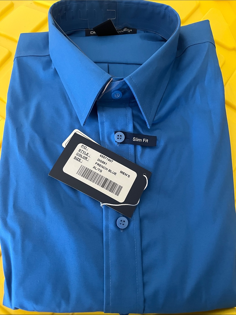 Slim Fit Dress Shirt in French Blue - Classic Men's Shirt